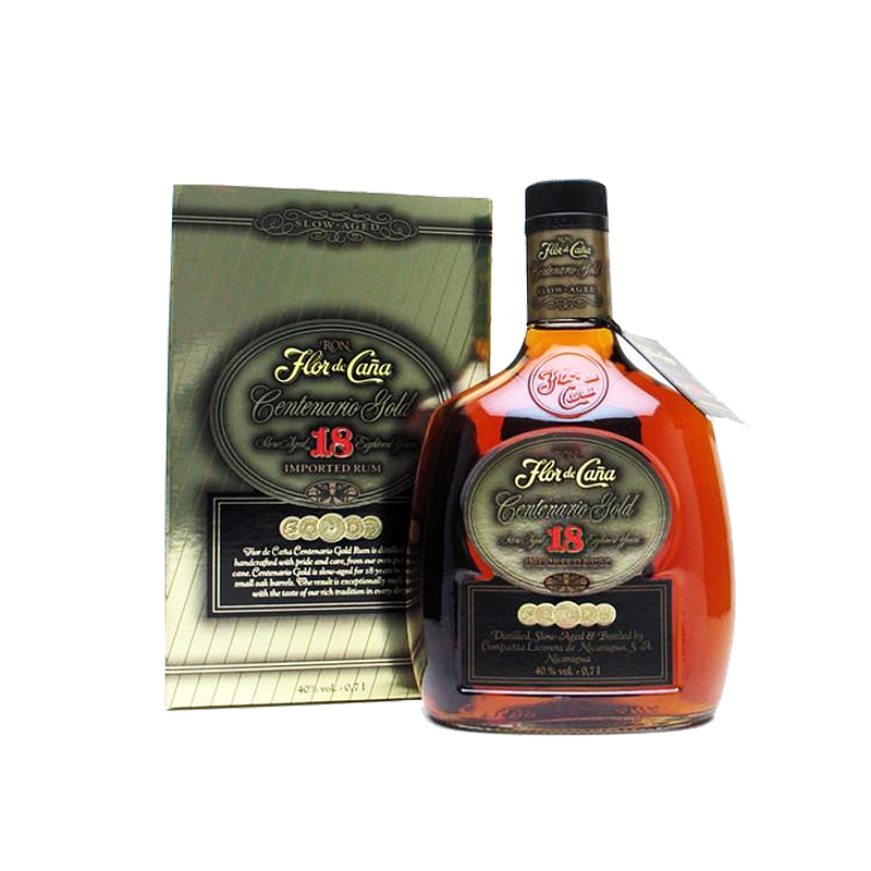 Flor De Caña Centenario Gold 18 Year Old Rum Flor De Caña Centenario Gold 18 Year Old Rum